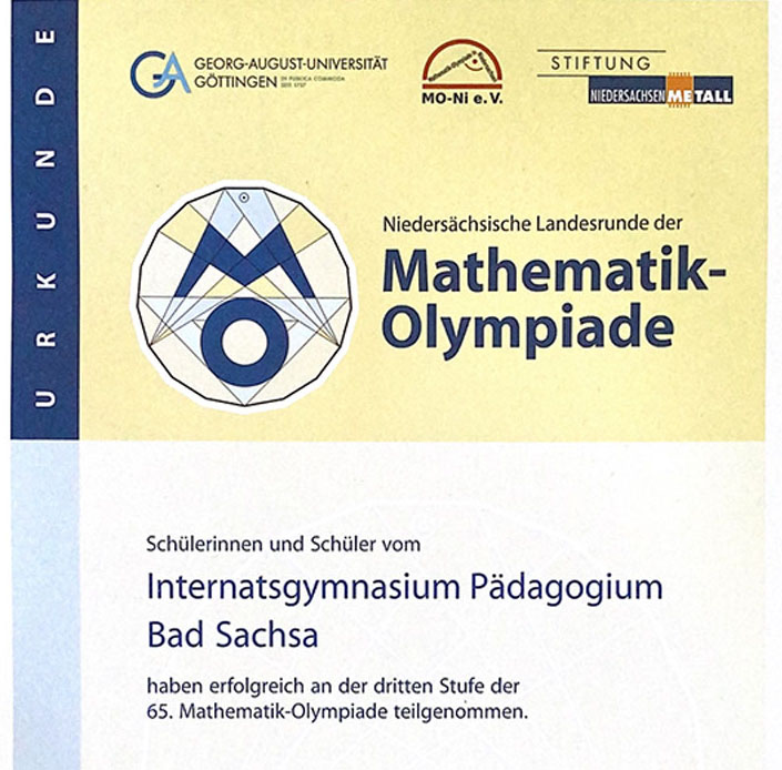 Mathematikolympiade-2026 Foto